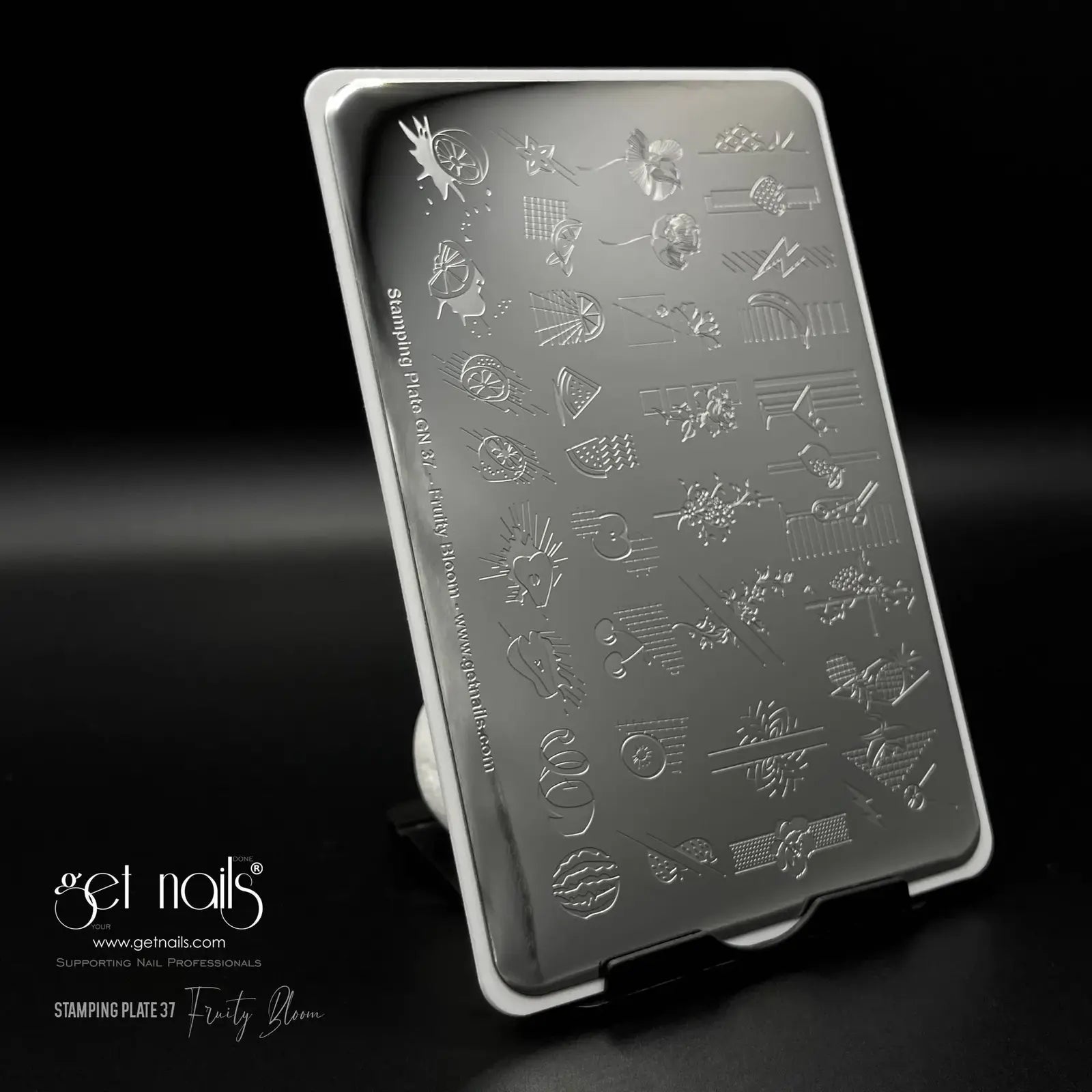 Get Nails Stamping Plate GN 37 - Fruity Bloom