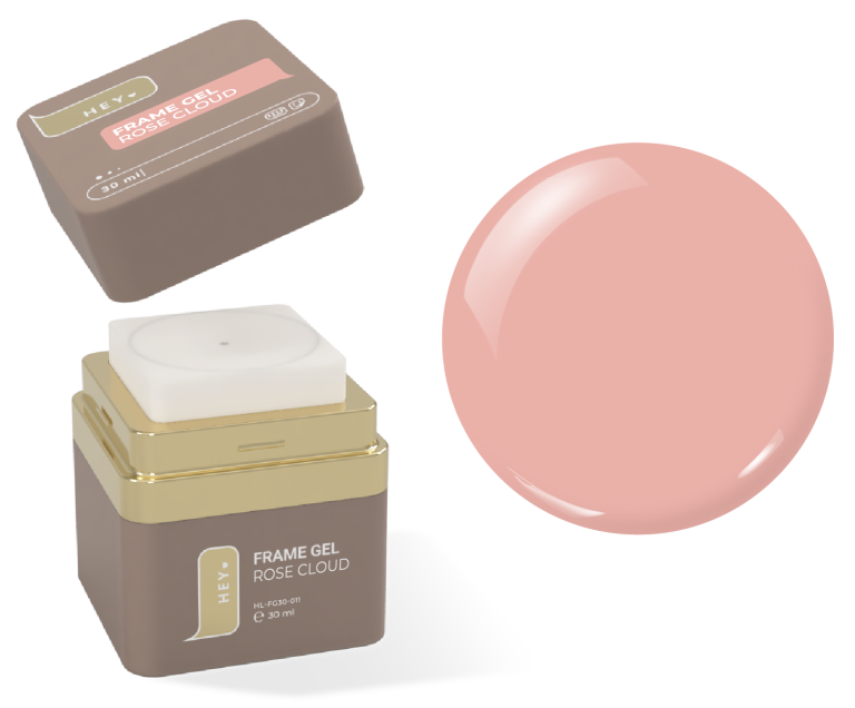 HEY LOVE Frame Gel, Rose Cloud, 30 ml