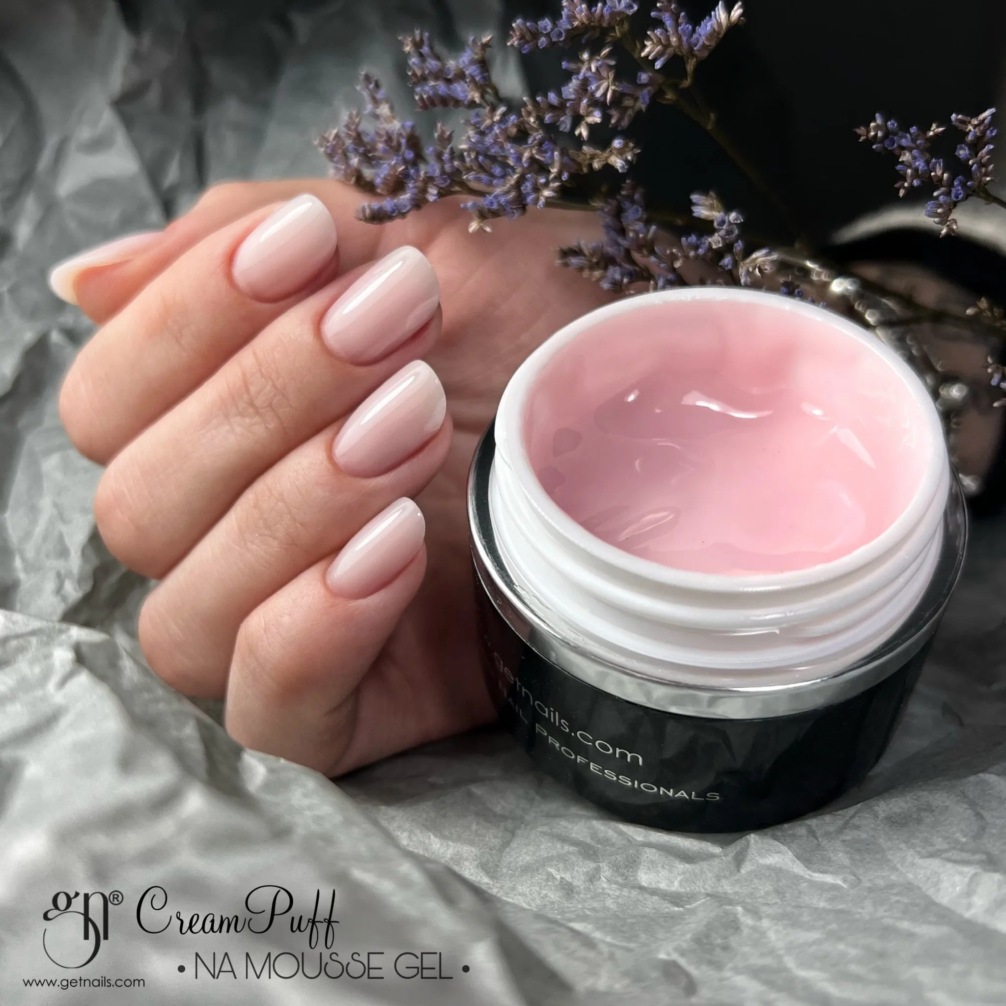 Get Nails, NA Mousse Gel CreamPuff 50g GN Hema Free