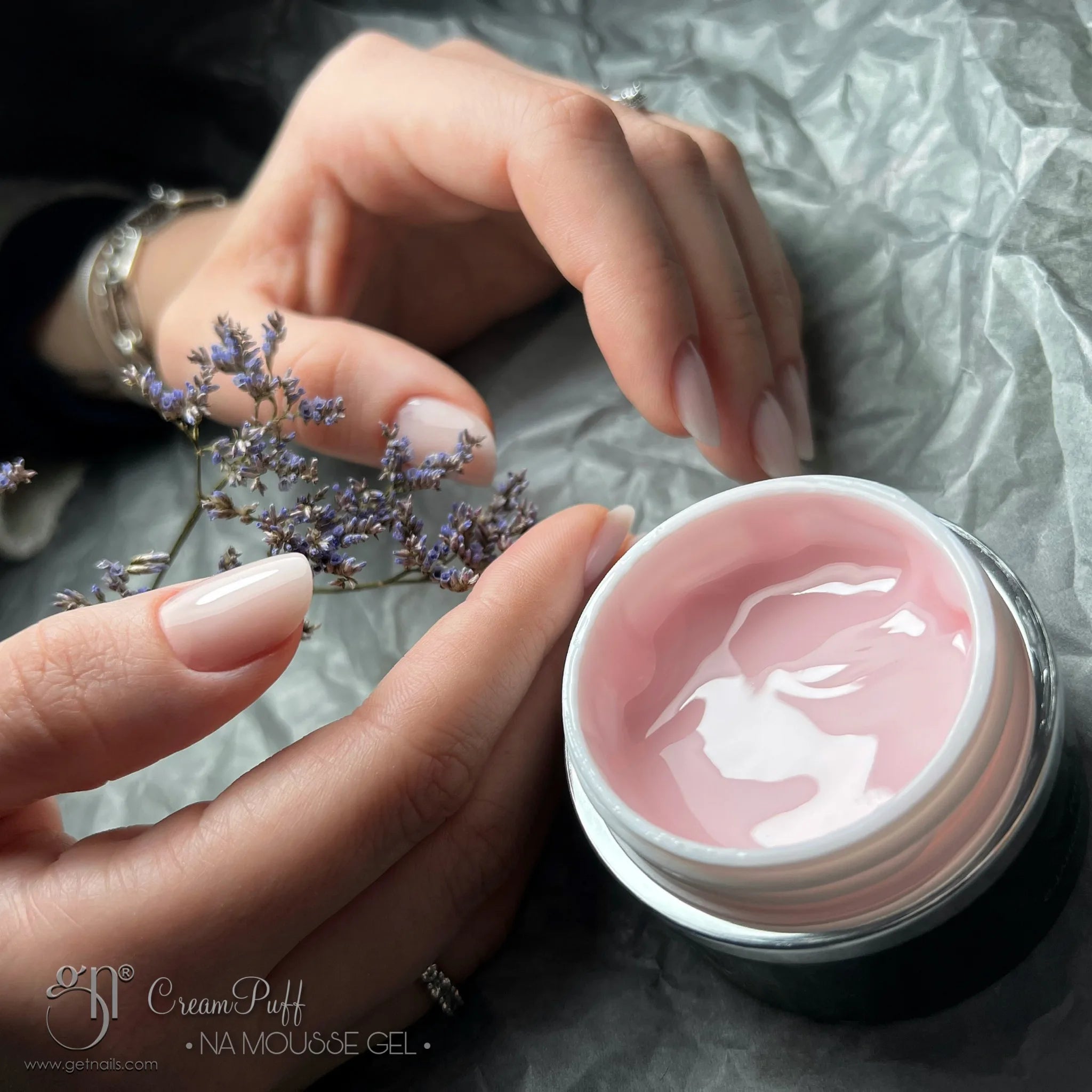 Get Nails, NA Mousse Gel CreamPuff 50g GN Hema Free