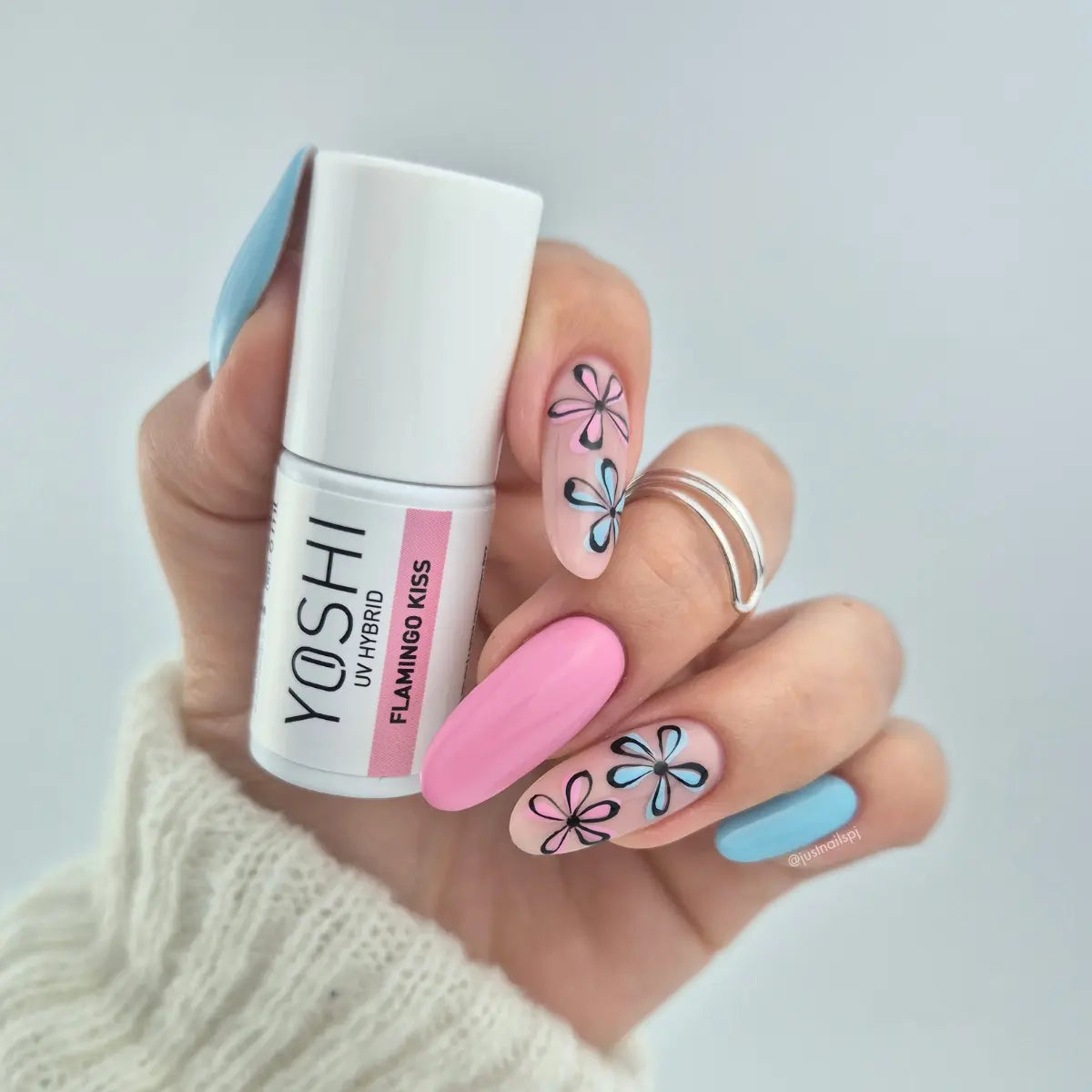 YOSHI Gel Polish 827 - Flamingo Kiss, 6ml