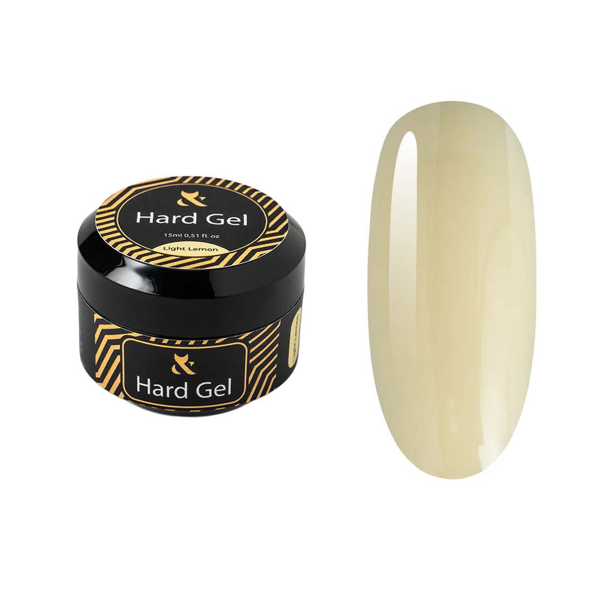 FOX Hard Gel Cover Light Lemon, 15ml