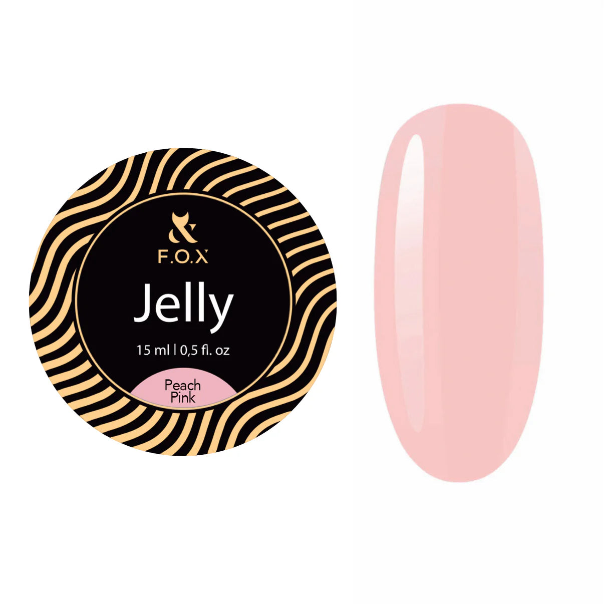 FOX Jelly Cover Peach Pink, 15ml