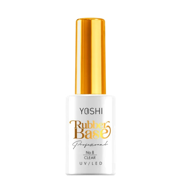 YOSHI Rubber Base Clear No8, 10 ml – danabeautyshop