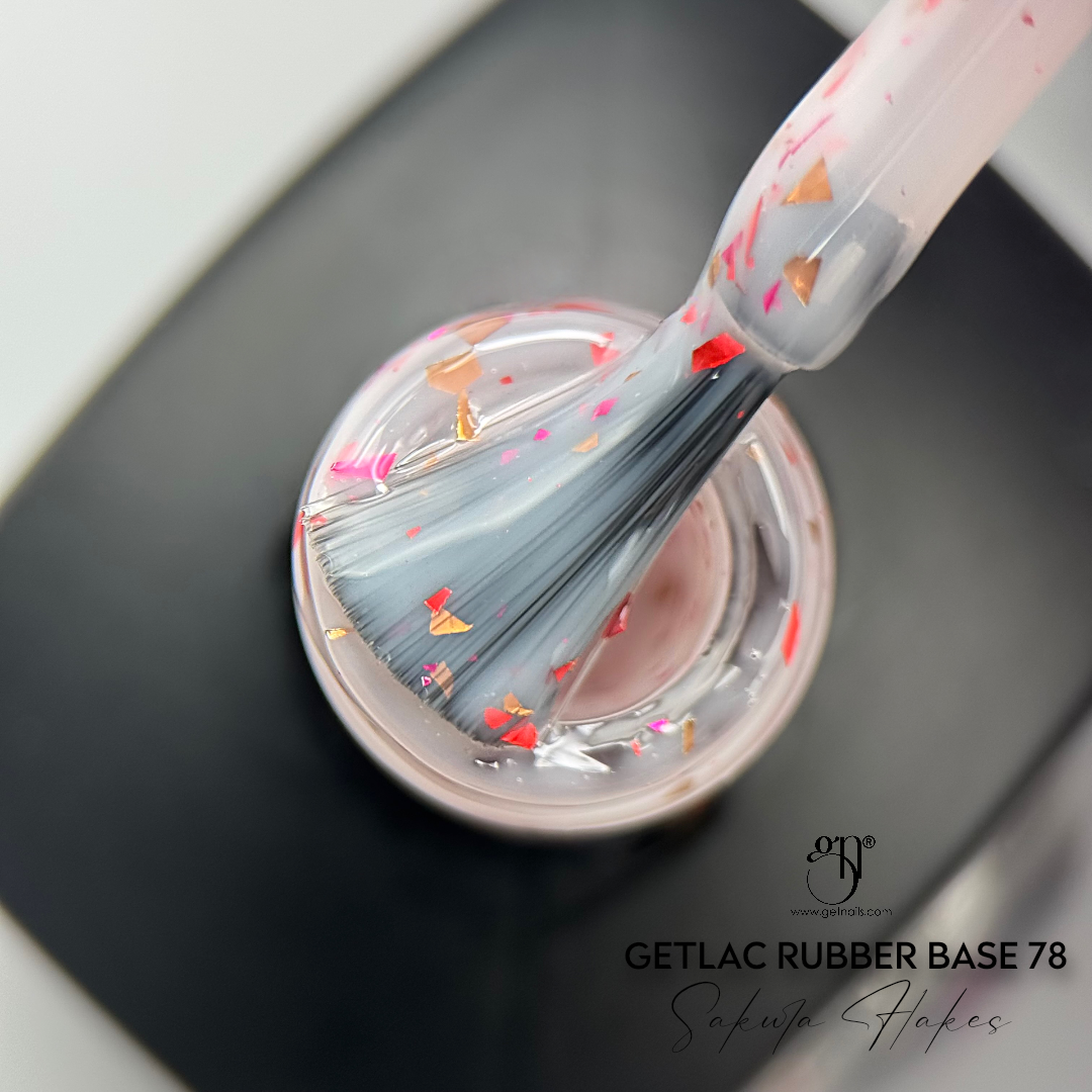 Get Nails Rubber base 78 Sakura Flakes, 15ml