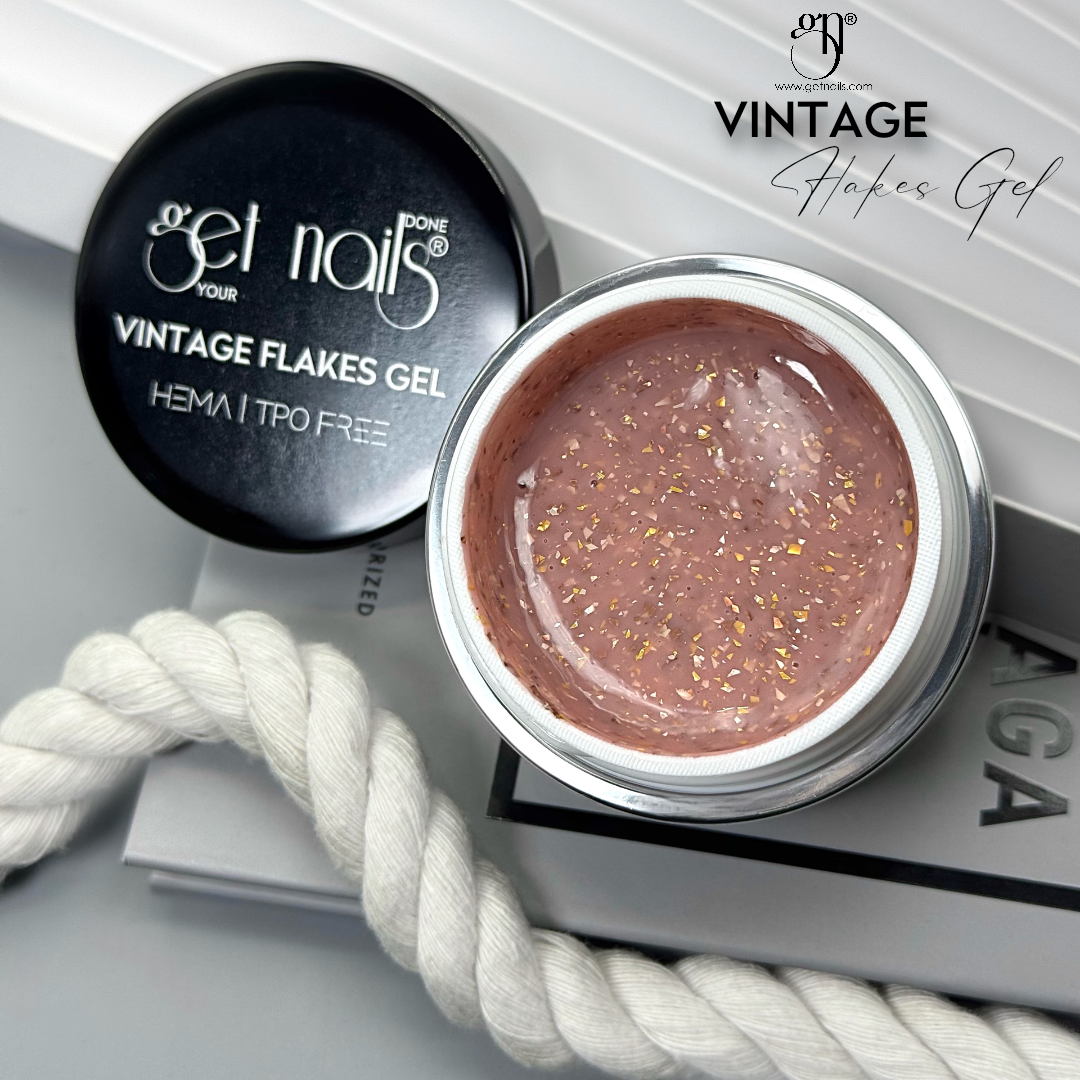 Get Nails Vintage Flakes Gel, 50g