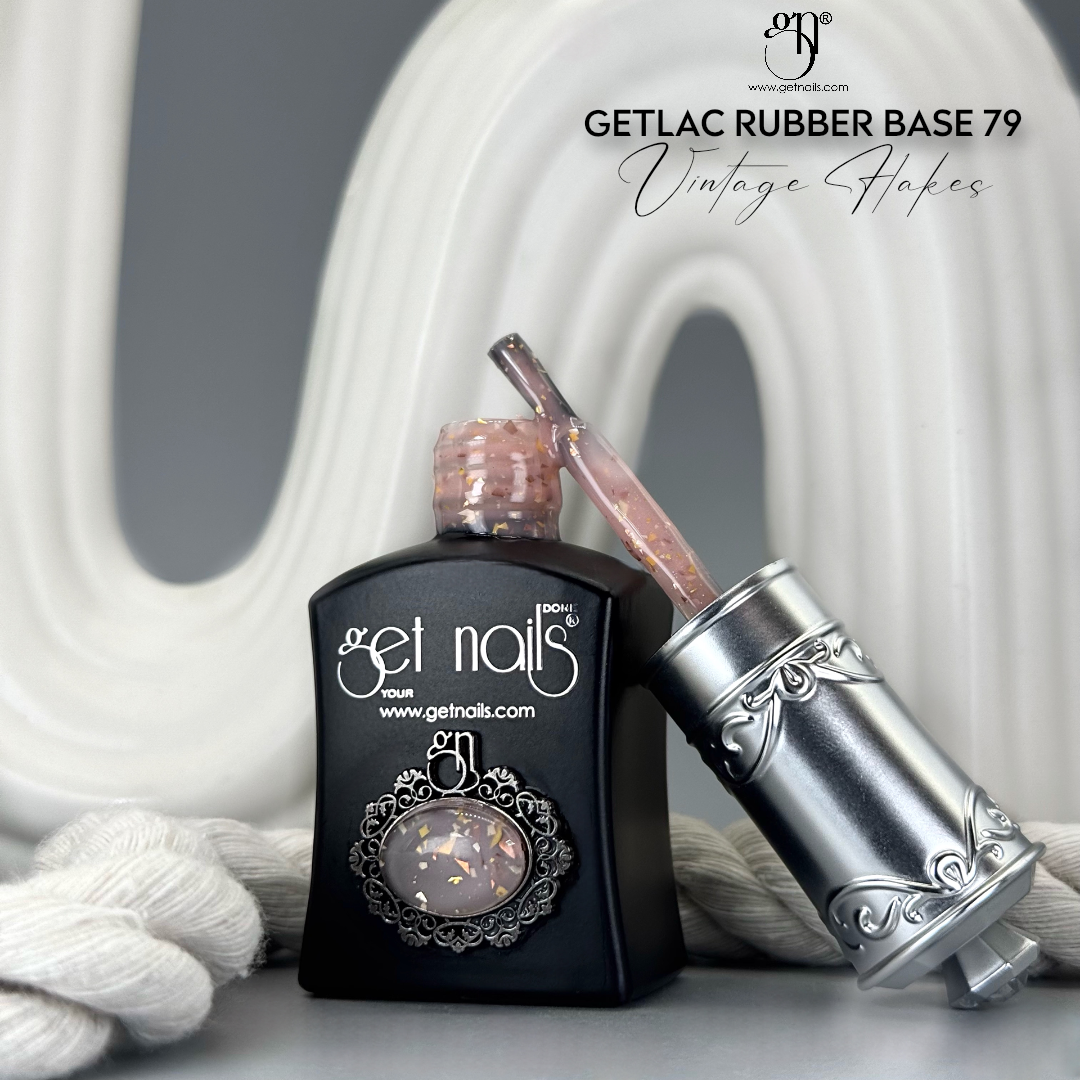 Get Nails Rubber Base 79 Vintage Flakes, 15ml