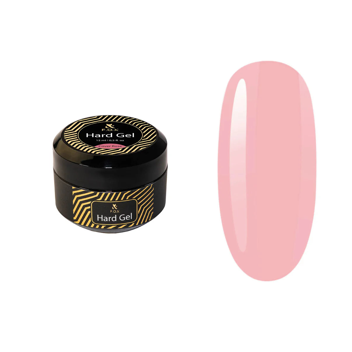 FOX Hard Gel Cover Rose, 15ml