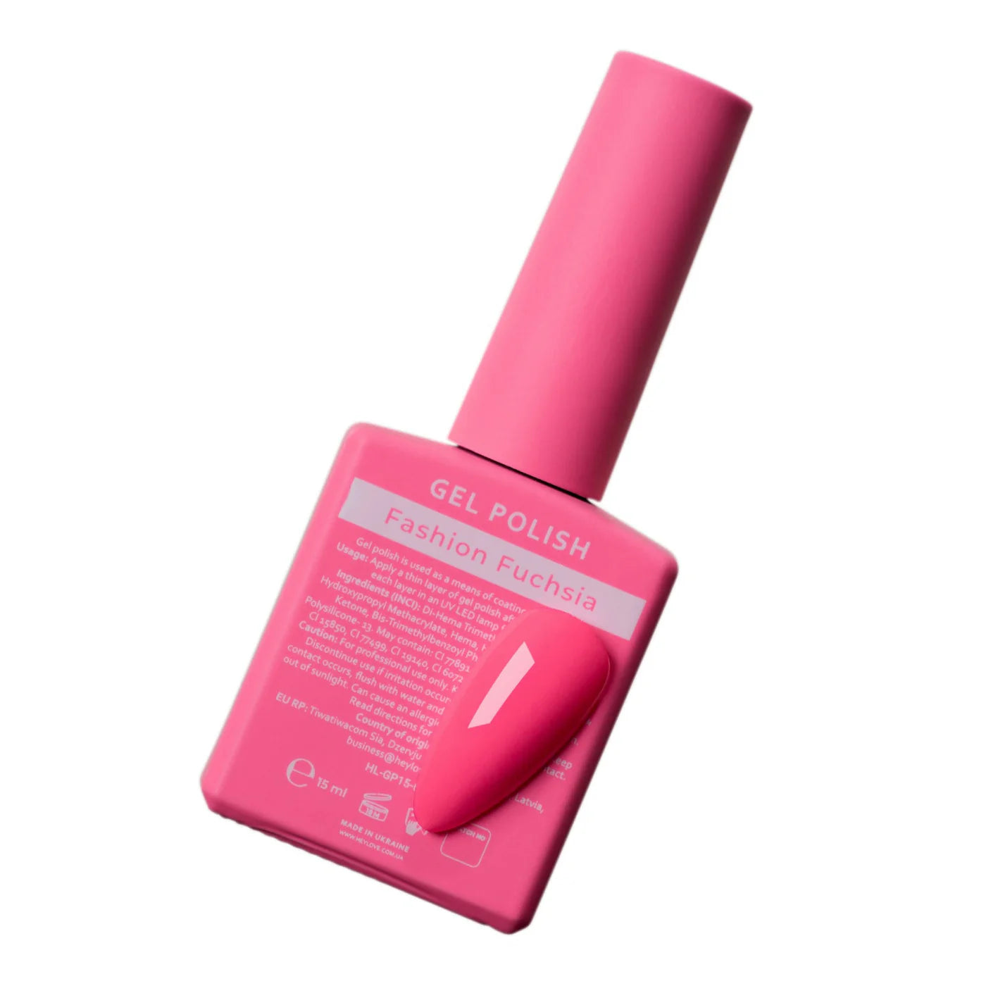HEY LOVE Gel Polish Fashion Fuchsia, 15ml