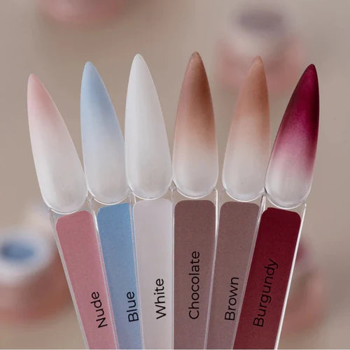 HEY LOVE Nail Cushion Set Brown, 6 pcs.