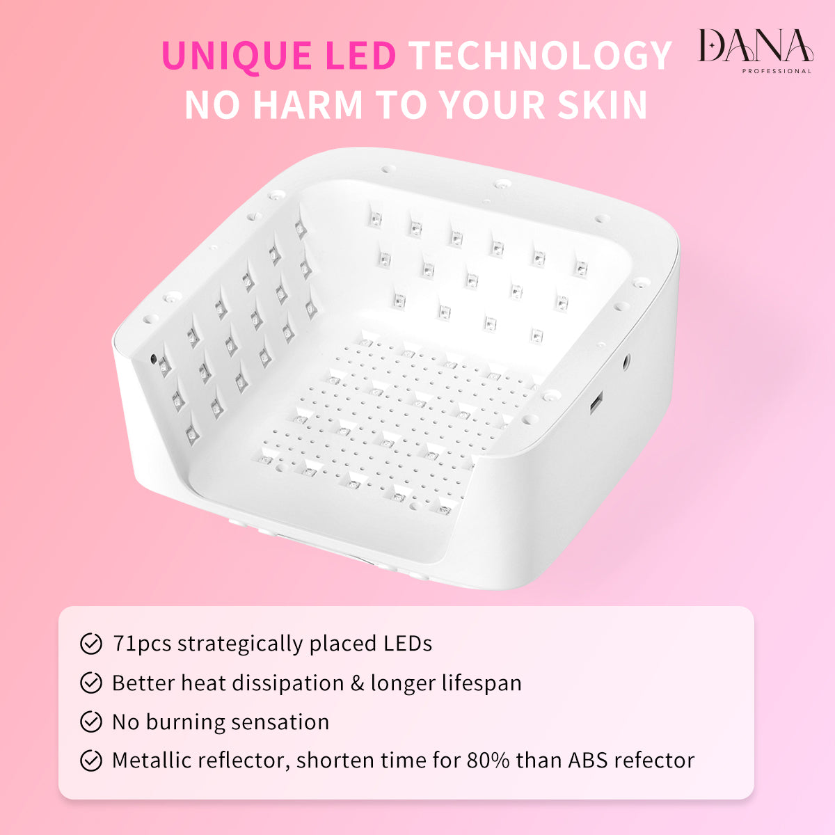 Dana Professional Intelligent UV/LED Nail Lamp – Premium Edition