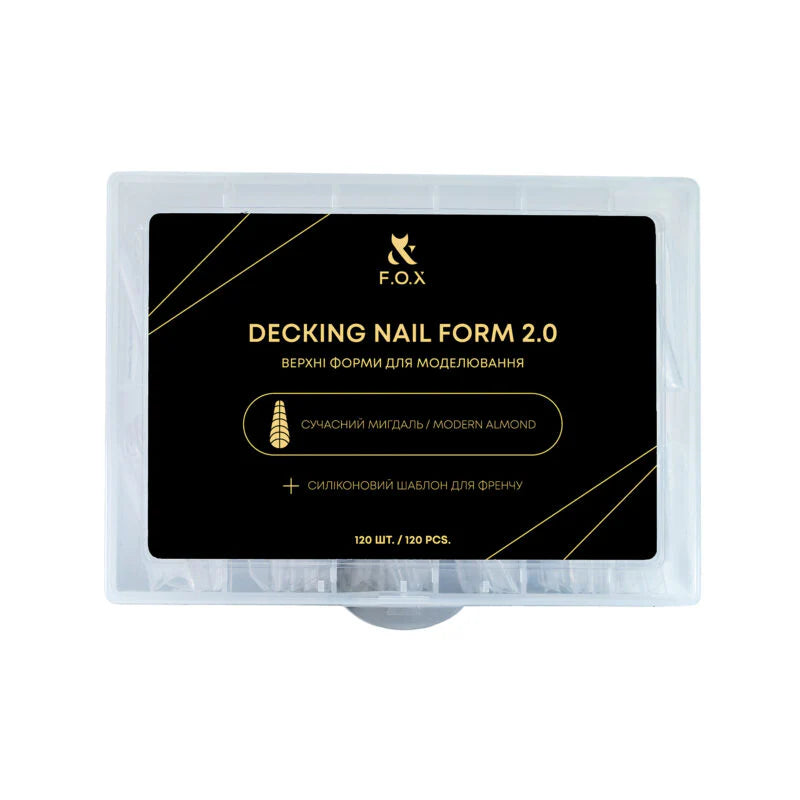 FOX Dual Nail form 2.0 Modern Almond (120 pcs)