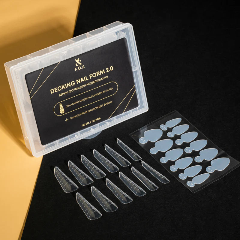 FOX Dual Nail form 2.0 Modern Almond (120 pcs)