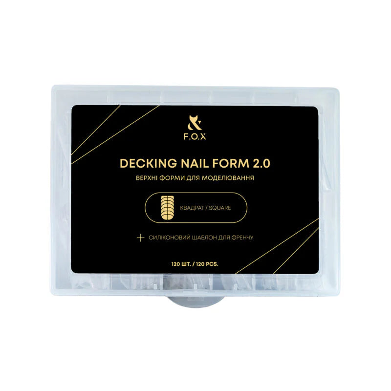 FOX Dual Nail form 2.0 Square (120 pcs)